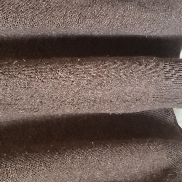 Vintage Jantzen cocoa brown collegiate academia style vneck sweater Size XL - Picture 4 of 6